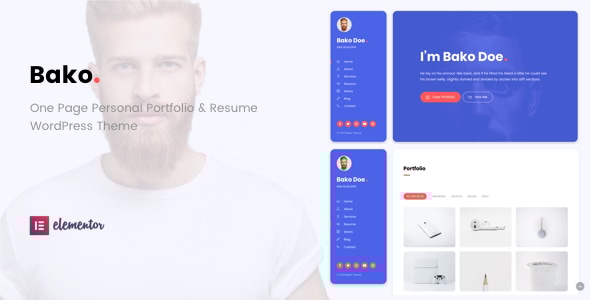 Bako - Personal Portfolio & Resume WordPress Theme Logo